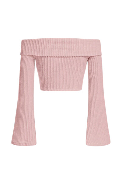 MOONBULL Women's Winter Madonna Collar Spanish Sleeve Detailed Cotton Blouse