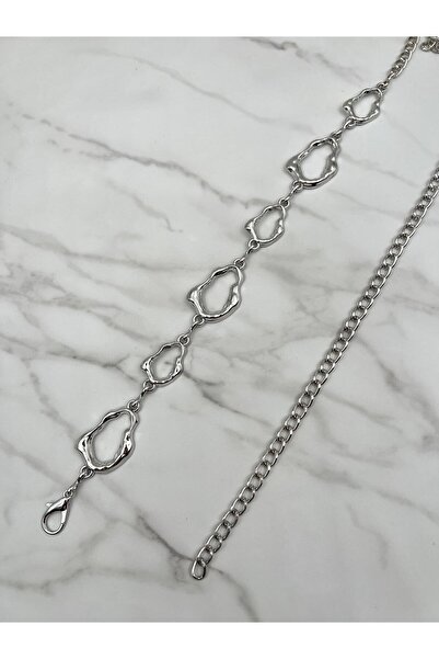 Mynoa Γυναικεία ζώνη με αλυσίδα, ζώνη μέσης, ζώνη παντελονιού, ζώνη μπουφάν,