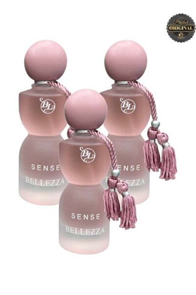 BELLEZA Perfume 3 Pieces, Sense Perfume 75 ml