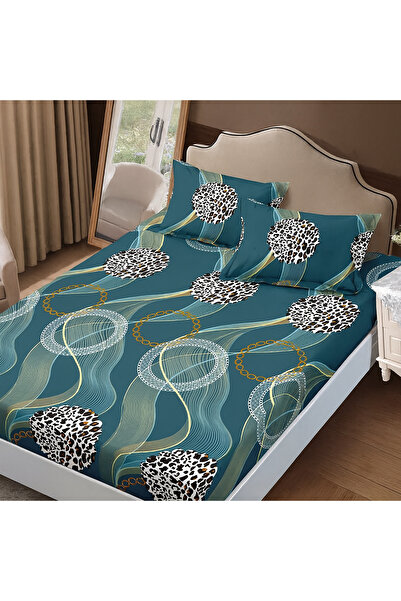 NufJoy Finet Gros Elastic Fitted Sheet Set for Mattress 160x200 cm and 2 Pillowcases 50x70 cm