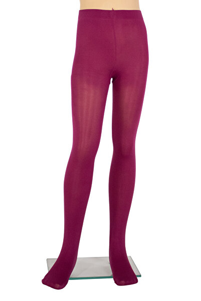 PETRA-ELISA Children's Microfiber Tights 70 DEN Madalina, Bordeaux, 3-6 years