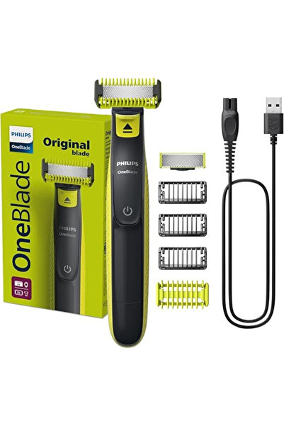 Philips OneBlade Face & Body QP2824 | Dual-Sided Blade | Unique OneBlade | 45min Cordless