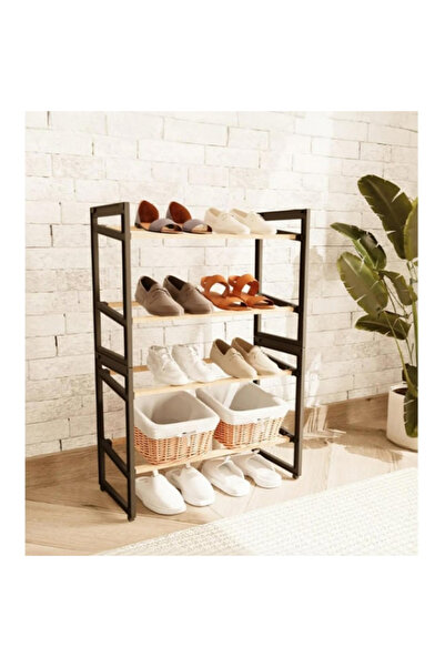 TTT 4 Tier Wooden Shoe Rack