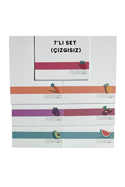 KarmaOfis A6 Spiral Fresh Fruit Concept Notebook 40 Sheets 7-Ring (All Unlined)