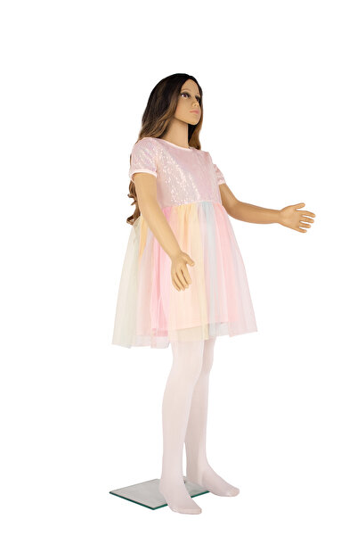 PETRA-ELISA Παιδικό Καλσόν Μικροΐνα 70 DEN Madalina, Λευκό, 9-11 ani