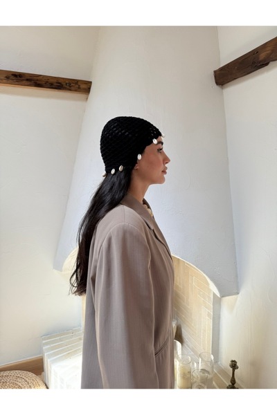 Tavie Αξεσουάρ κεφαλής από μαύρο κοχύλι θάλασσας