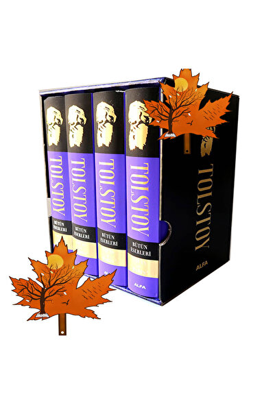 Alfa Yayınları Tolstoy - Savaş ve Barış 1-2-3-4 (Ciltli) - Lev Nikolayeviç To...