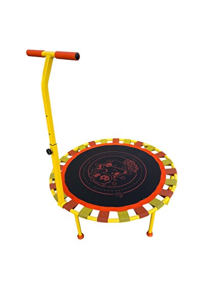 HEPİTOP 102 cm (40 inç) Katlanabilir Tutunmalı Trambolin – Çocuklar ve Yetişkinler İçin Güvenli Zıplama
