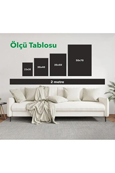 woodhomeworks Tek Parça Salon Ofis Dekor Tablo Vrynt