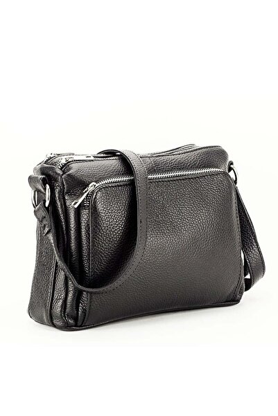 SOFILINE Geantă neagră din piele naturală B-8981 124