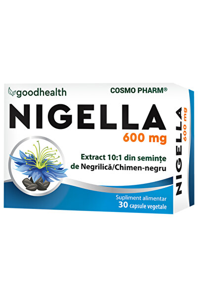 Cosmo Pharm NIGELLA 600 mg – Extract din semințe de chimen negru
