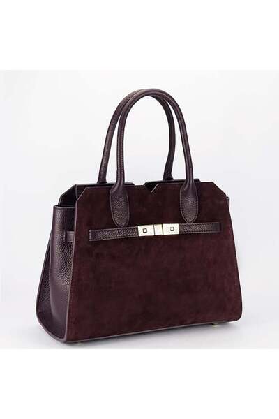 SOFILINE Medium burgundy bag made of genuine leather 8908 M9