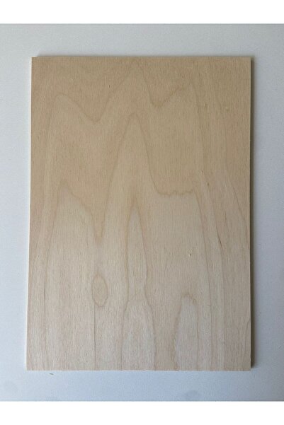 mobilreyon 3 adet Huş Marin Kontraplak 6 mm B4 ebat (25x35 cm) , Yakma Dağlam...