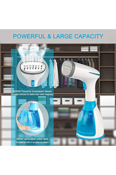 DLC Portable steam iron with 180ml water tank, 1500W