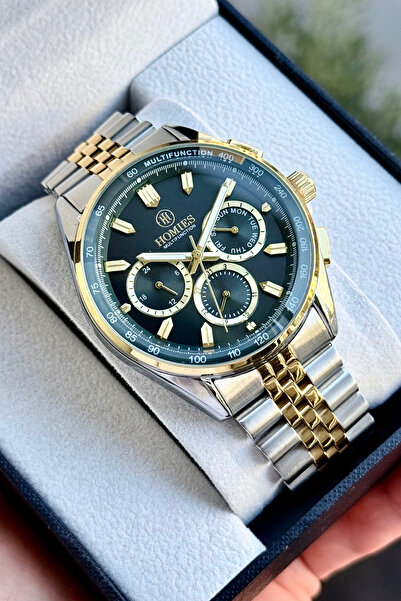 Homies Orjinal Erkek Kol Saati Su Geçirmez Çelik Kordon Hediyelik Kutusu ve Bileklik Hediyeli.SK893749