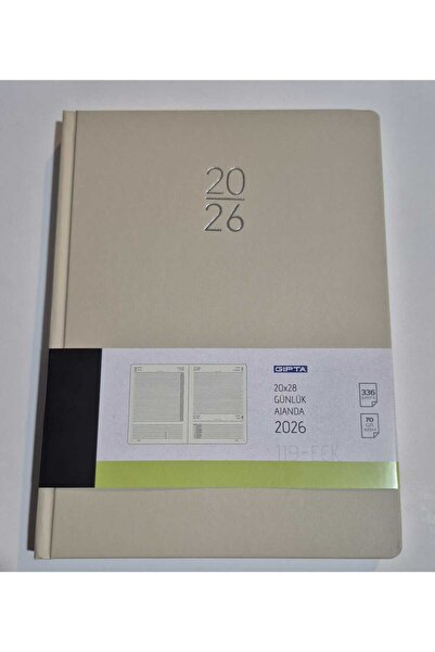 Gıpta 2026 Agenda 20X28 Agenda 119_Eck Cream