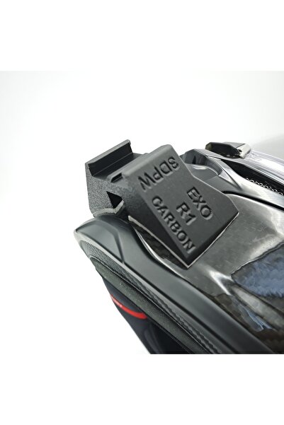 3DPW 3D PART WORKS 3DPW SCORPION EXO R1 CARBON Kask uyumlu chinmount aksiyon kamera çene bağlantı aparatı seti