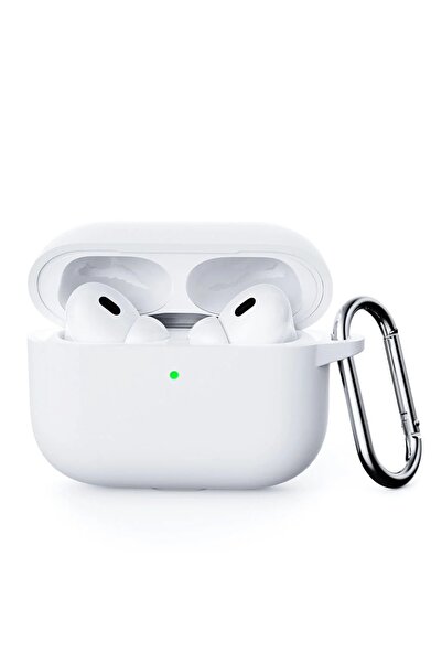 bbtech Apple AirPods Pro 3.Nesil ile Uyumlu Esnek Silikon Koruyucu Kılıf + As...