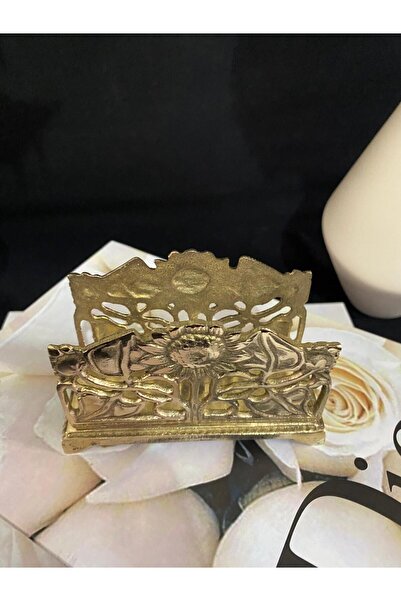 DecoZel Brass Cast Handcrafted Napkin Holder