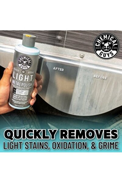 CHEMICAL GUYS Polish Metals ChemicalGuys Soluție de lustruit metale ușoare, 473 ml