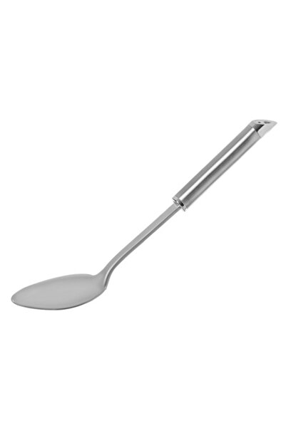 SHOPIENS Lingura de servit din otel inoxidabil Shopiens®, cu un inel pe maner pentru suspendare, 33 cm