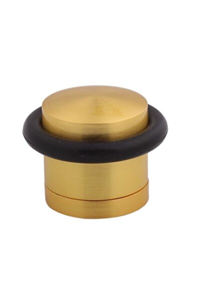 SHOPIENS Dop de ușă pentru podea Shopiens®, Zamac auriu lustruit, cu șurub, 40 mm