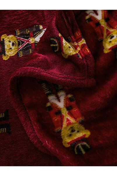 LC Waikiki Bear Teddy Printed Double Blanket (W5)