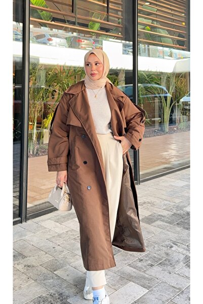 Niessa Butik Yeni sezon Viral Uzun Trençkot