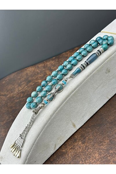 Aydın Tesbih&Gümüş 🔹 Kanayan Baga Katalin Tesbih – 33’lük Özel Tasarım