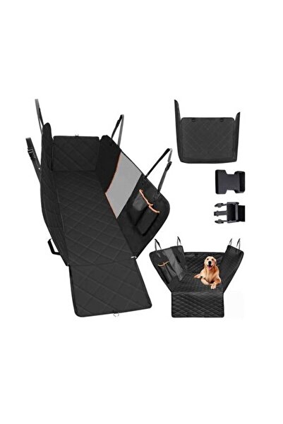 KESNUP Husă pentru scaun auto și protecție pentru transportul animalelor 148 x 215 cm Negru