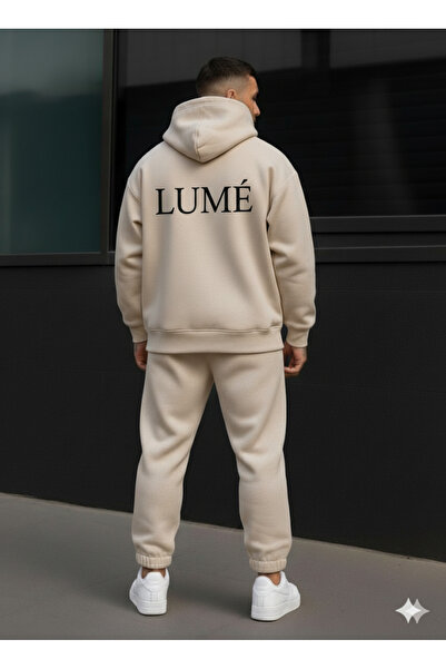 AFROGİYİM Σετ αθλητικής φόρμας Unisex με στάμπα Lume