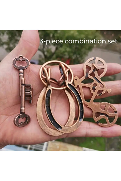 Hanayama 3 adet puzzle