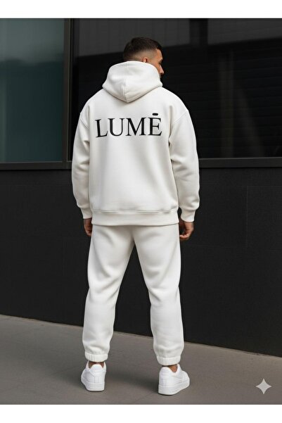 AFROGİYİM Σετ αθλητικής φόρμας Unisex με στάμπα Lume