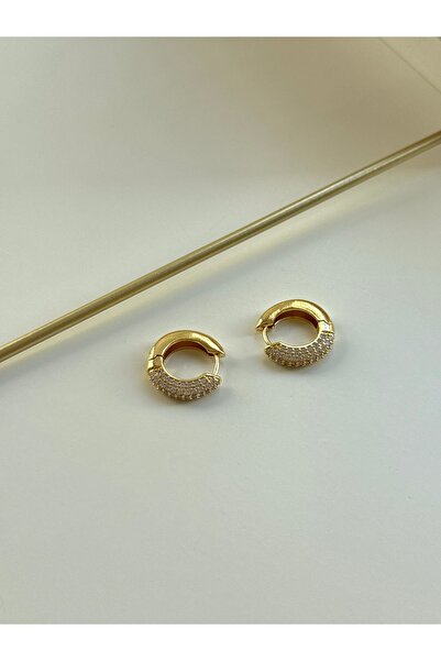 YOUES JEWELRY 316l Çelik 14 K Renk MİX Lüx Çift Renk Gold Silver VIP Seri Premium Kadın Küpe Minimal Küpe