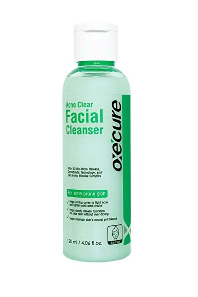 Glowing غسول الوجه أوكس كيور لعلاج حب الشباب، للبشرة المعرضة لحب الشباب، 120 مل