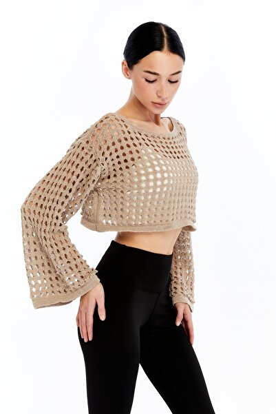 MA ananas Γυναικεία ανοιχτή κοντή μπλούζα