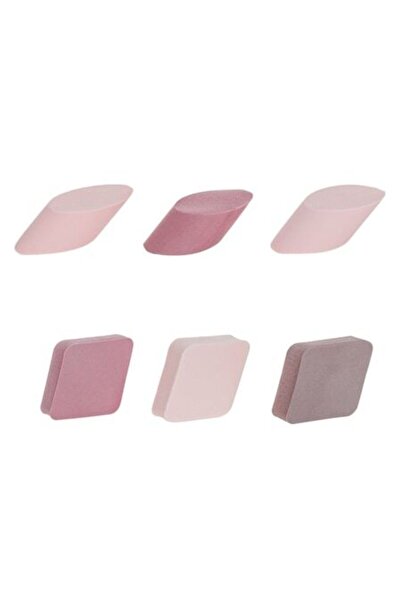 SHOPIENS Σετ 6 σφουγγαράκια μακιγιάζ σε διαφορετικά σχήματα και μεγέθη