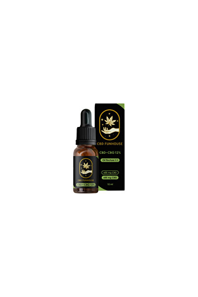CBD Funhouse Tinctură CBD+CBG 12% (600 mg CBD + 600 mg CBG) – 10 ml