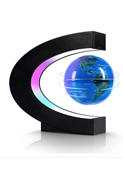 Generic Blue floating globe in arc shape