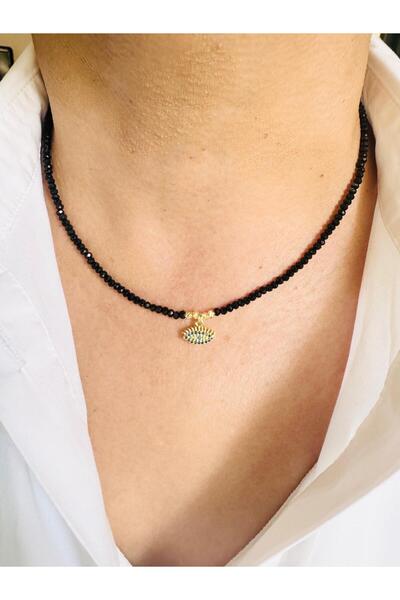 DEVİ fashion قلادة العين الشريرة المينيمالية 44 سم