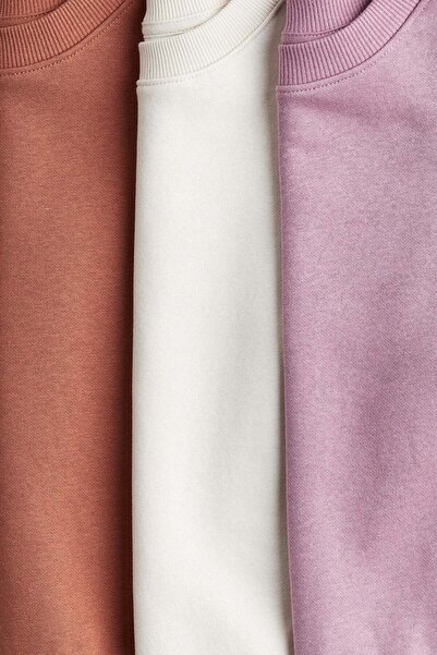 H&M مجموعة من 3 بلوزات