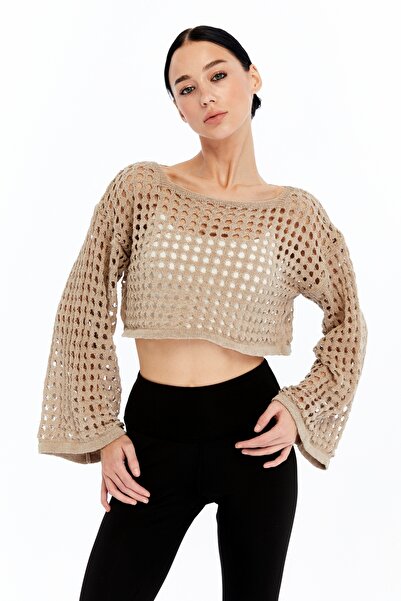 MA ananas Γυναικεία ανοιχτή κοντή μπλούζα