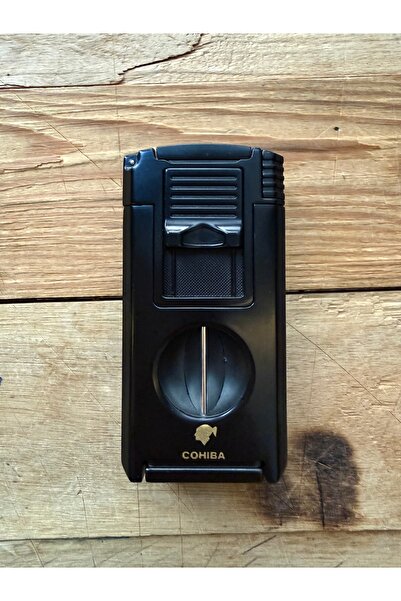 COHİBA Puro Çakmağı V kesicili Ergonomik kullanım