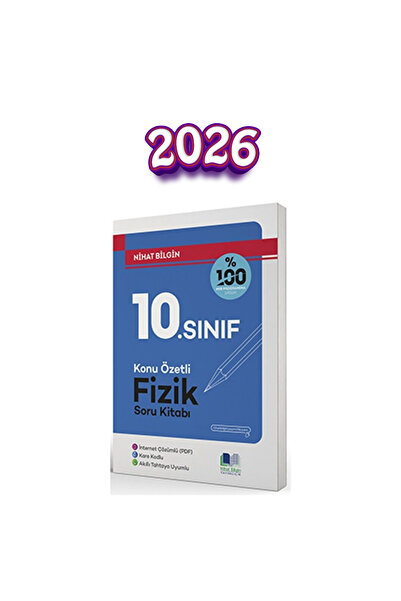 Bes Yayınları 2026 Nihat Bilgin Yayıncılık 10. Sınıf Fizik Konu Özetli Soru Bankası