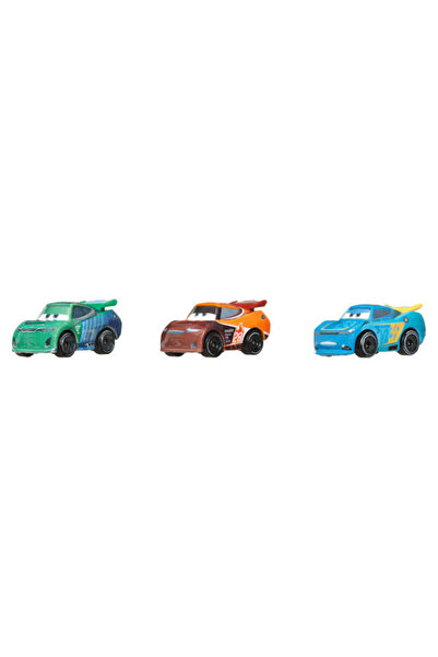 CARS Mini Karakter Arabalar Üçlü Paket JBH23