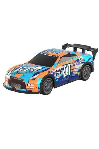 MEGA 1:20 Işıklı ve Sesli Aurora Yarış Arabası Turuncu Mavi