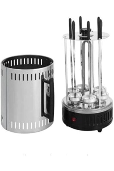 Hope Smoke Free Vertical Electric Indoor Barbecue 360 Degree BBQ Machine | Automatic Timing Rotating Oven