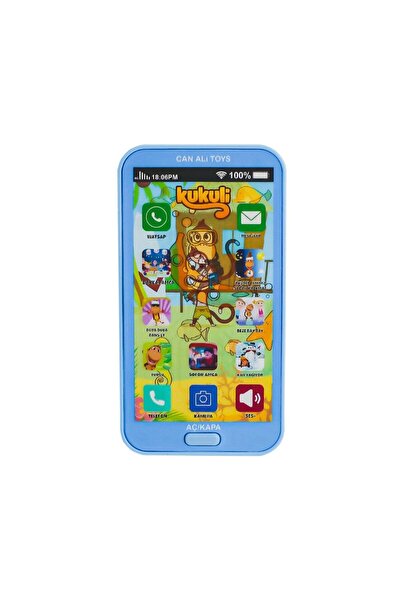 Can Ali Toys Kukuli Oyuncak Telefon Mavi