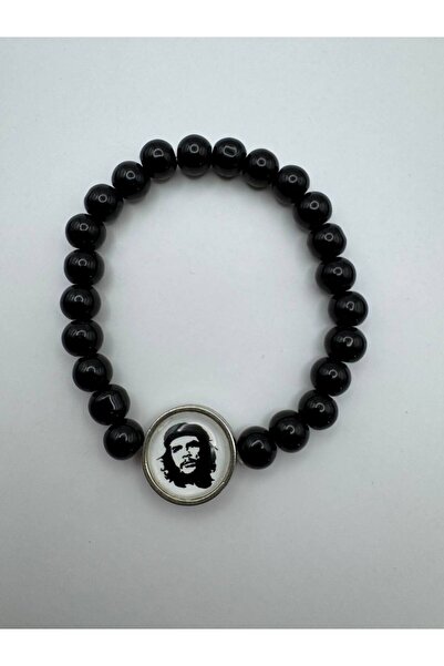 Herşey Nota سوار تشي جيفارا المرصع بالخرز – تصميم خاص للجنسين باللون الأسود
