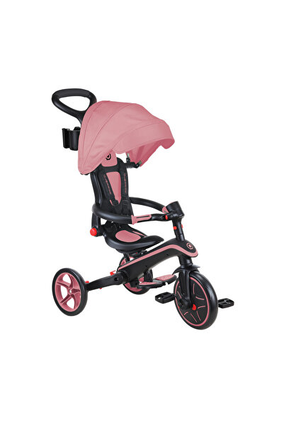 Globber Foldable Explorer Trike Kids 4 in 1 Adjustable Convertible Tricycle – Compact Foldable Ride On –